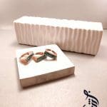 انگشتر مس و فیروزه کوبی تخت