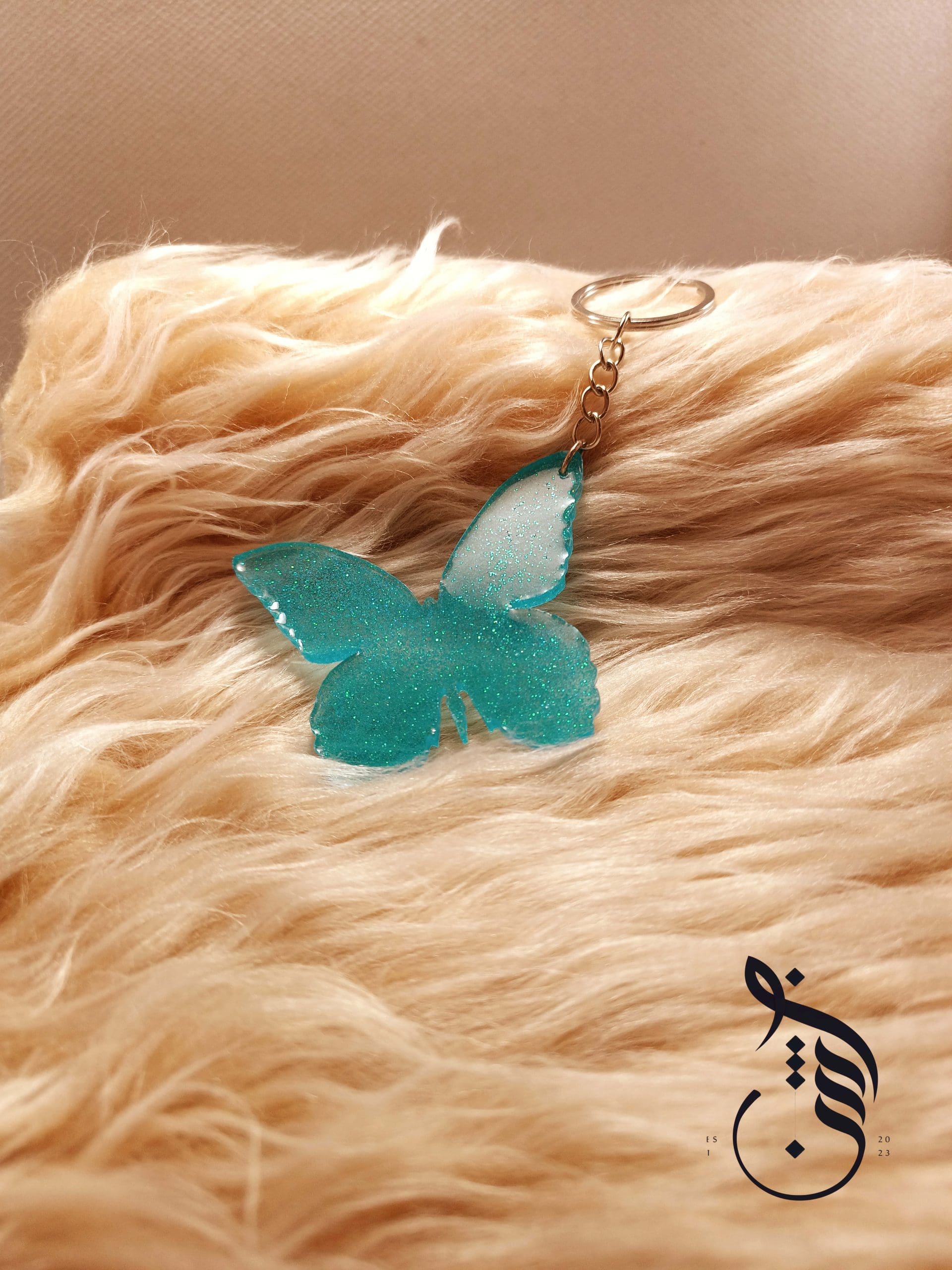 جاکلیدی رزینی پروانه آبی