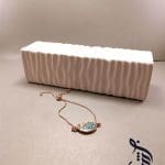 دستبند مس و فیروزه کوبی حلیمه