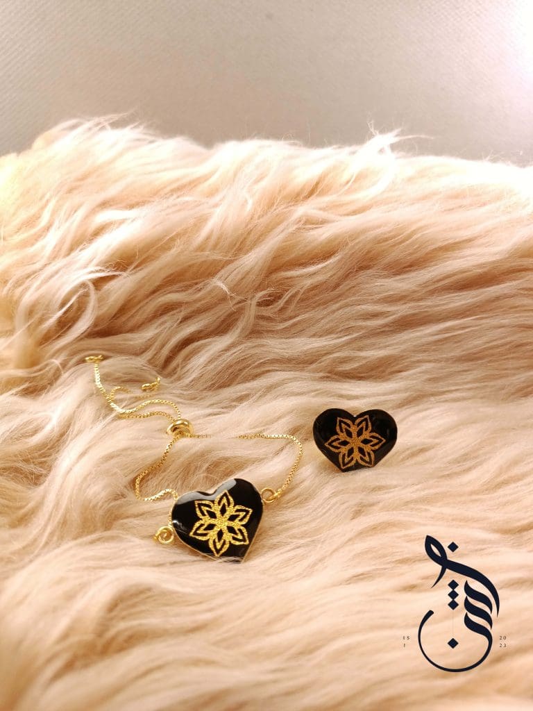 نیم ست رزینی ستاره طلایی