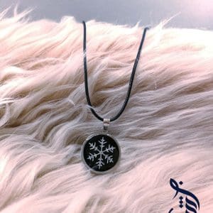 گردنبند رزینی دانه برف