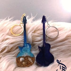 جاکلیدی رزینی گیتار سرمه ای