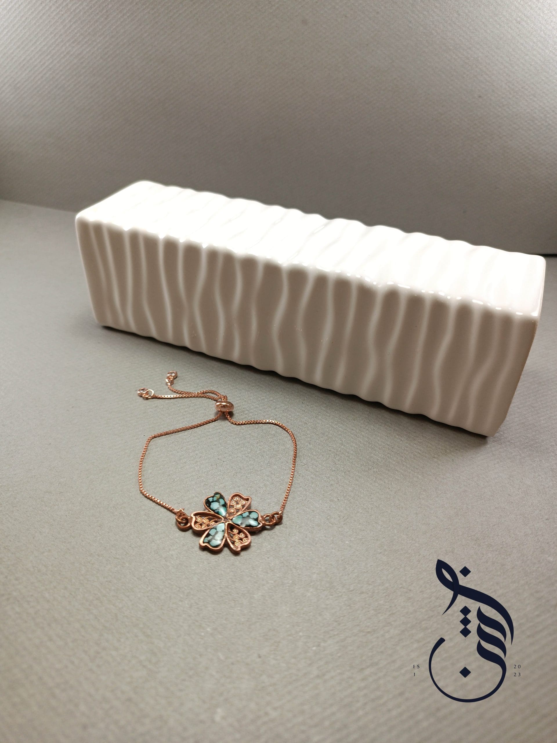 دستبند مس و فیروزه کوبی الیسا