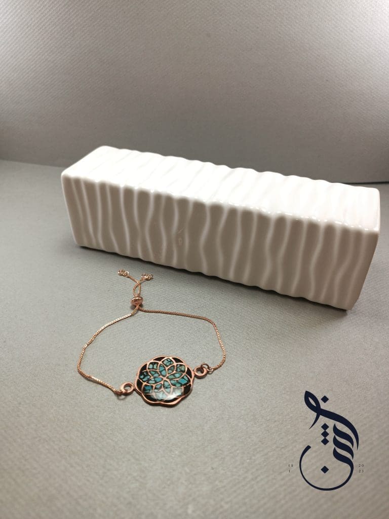 دستبند مس و فیروزه کوبی هما