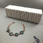 دستبند مس و فیروزه کوبی کیهان