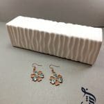 گوشواره مس و فیروزه کوبی الیسا