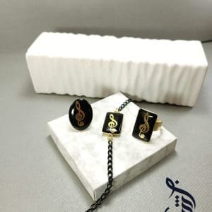 نیم ست رزینی نت موسیقی