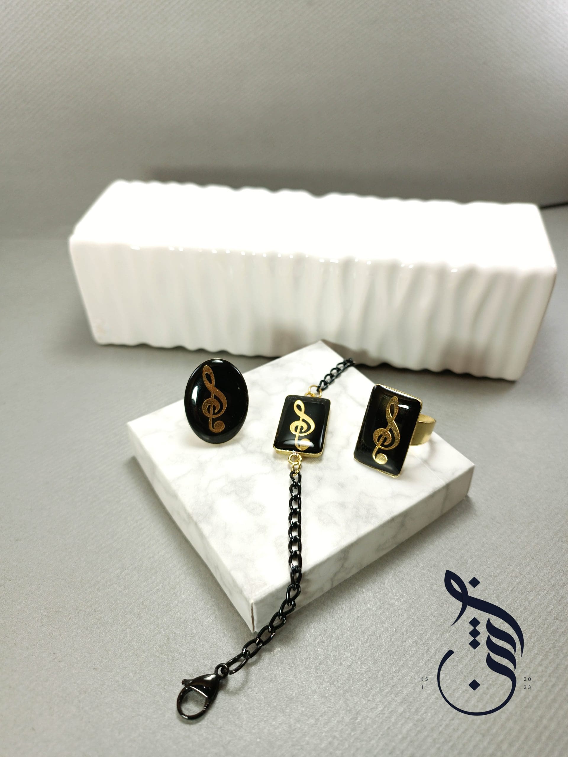 نیم ست رزینی نت موسیقی