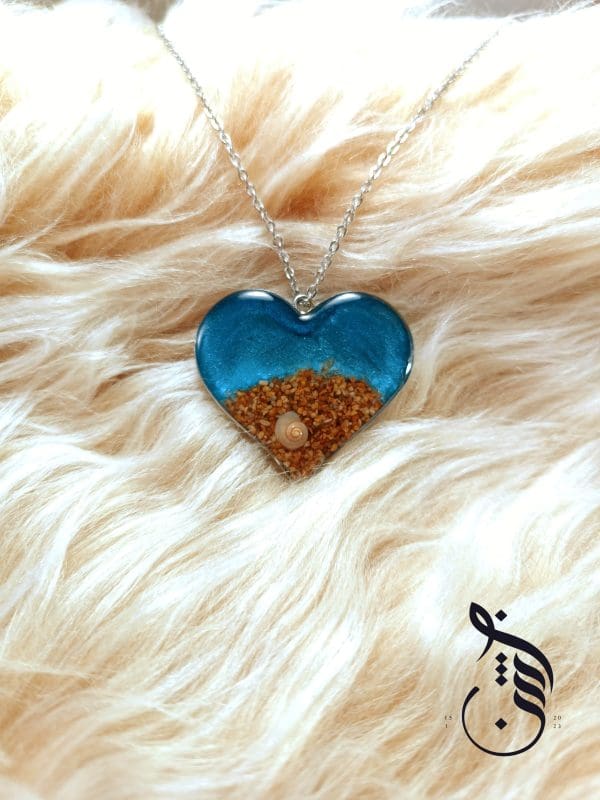 گردنبند رزینی دریا