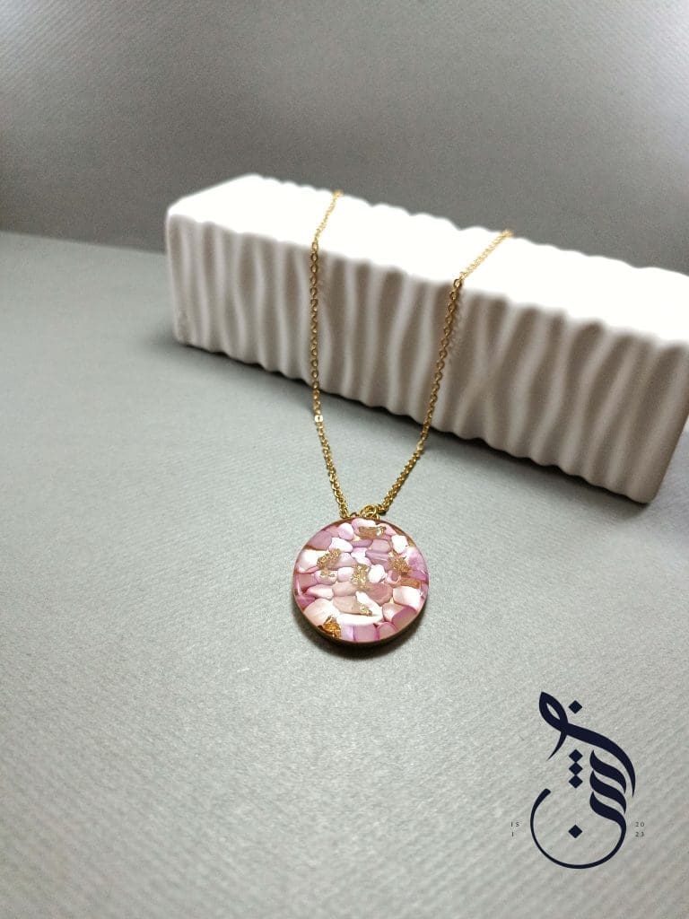 گردنبند رزینی یاس