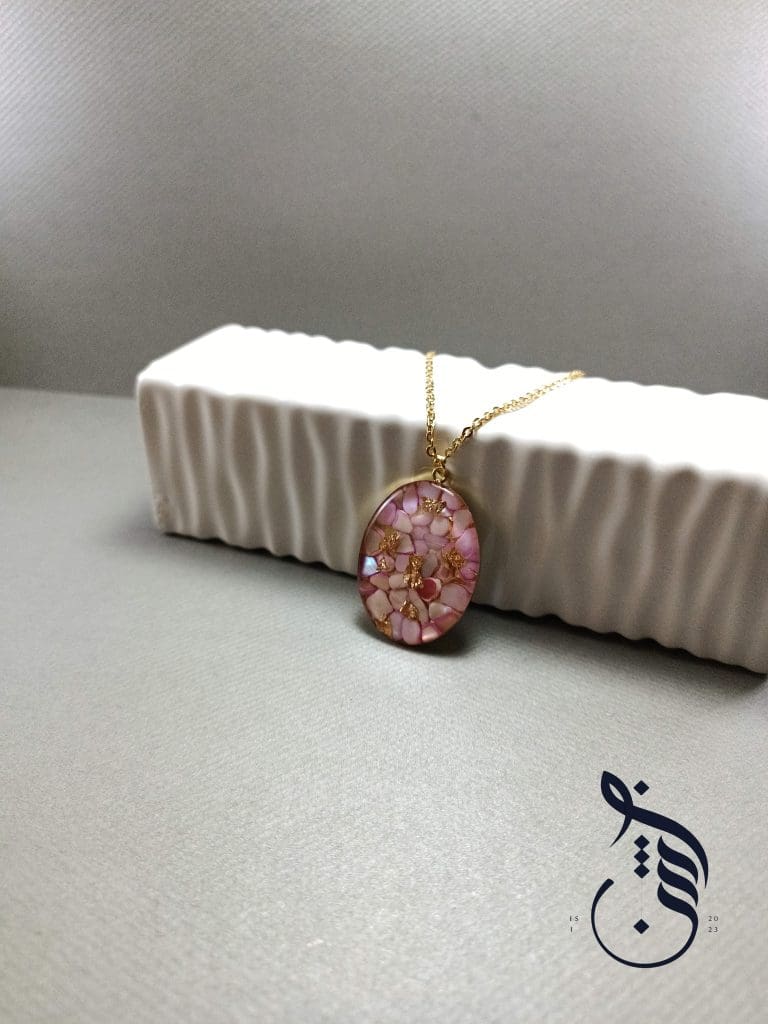 گردنبند رزینی یاس