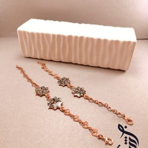 دستبند مس و فیروزه کوبی تاج بانو