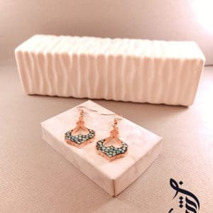 گوشواره مس و فیروزه کوبی بوژنه