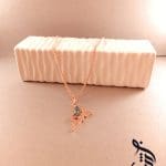 گردنبند مس و فیروزه کوبی فرشته