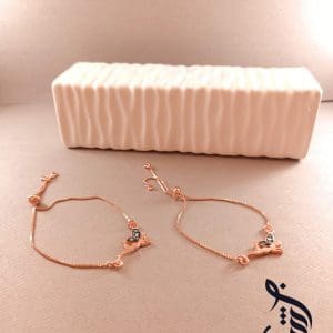 دستبند مس و فیروزه کوبی فرشته