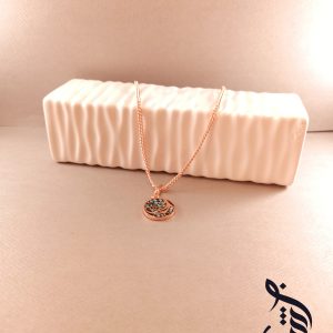گردنبند مس و فیروزه کوبی درخت زندگی