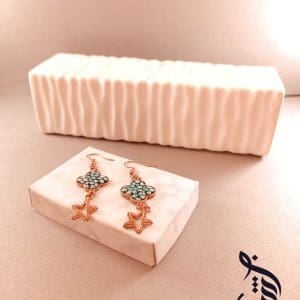 گوشواره مس و فیروزه کوبی ونکلیف