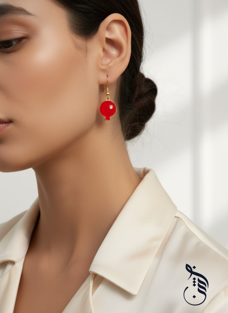 گوشواره یلدایی انار