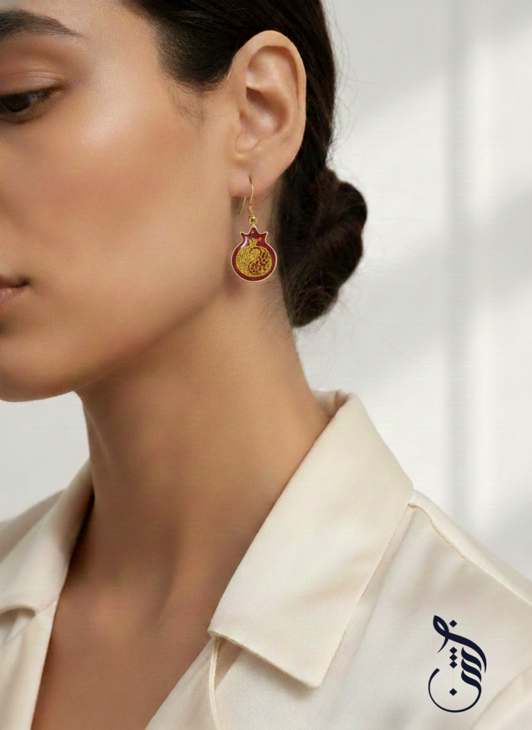 گوشواره یلدایی انار